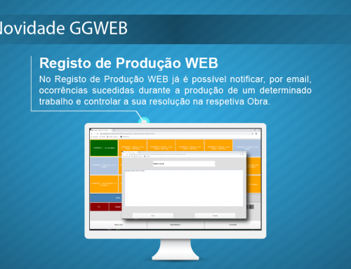 Novidade GGWEB: Notificação de ocorrências no Registo Produção WEB