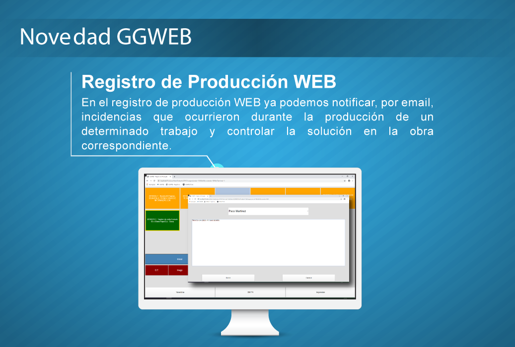 Novedad GGWEB: Registro de Producción WEB